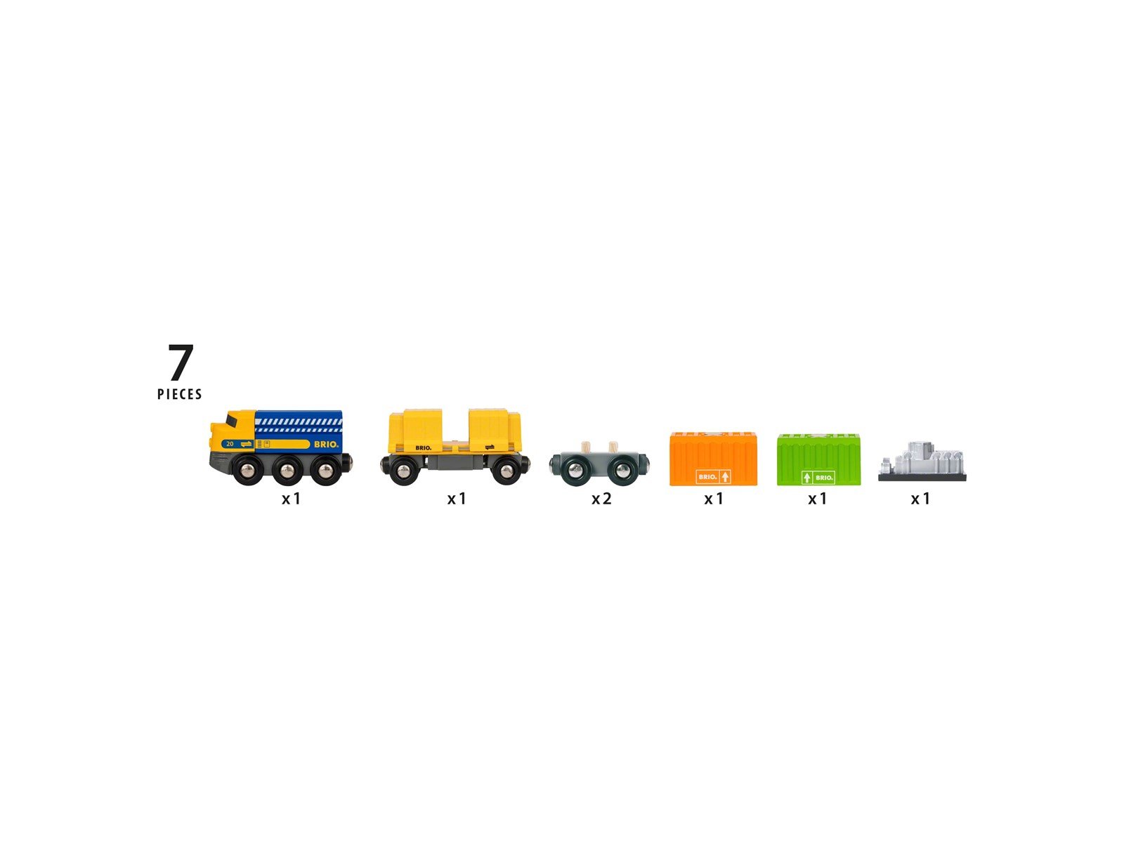Brio Three-Wagon Cargo Train Brio Three-Wagon Cargo Train